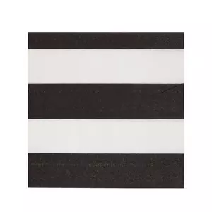 Black & White Striped Napkins