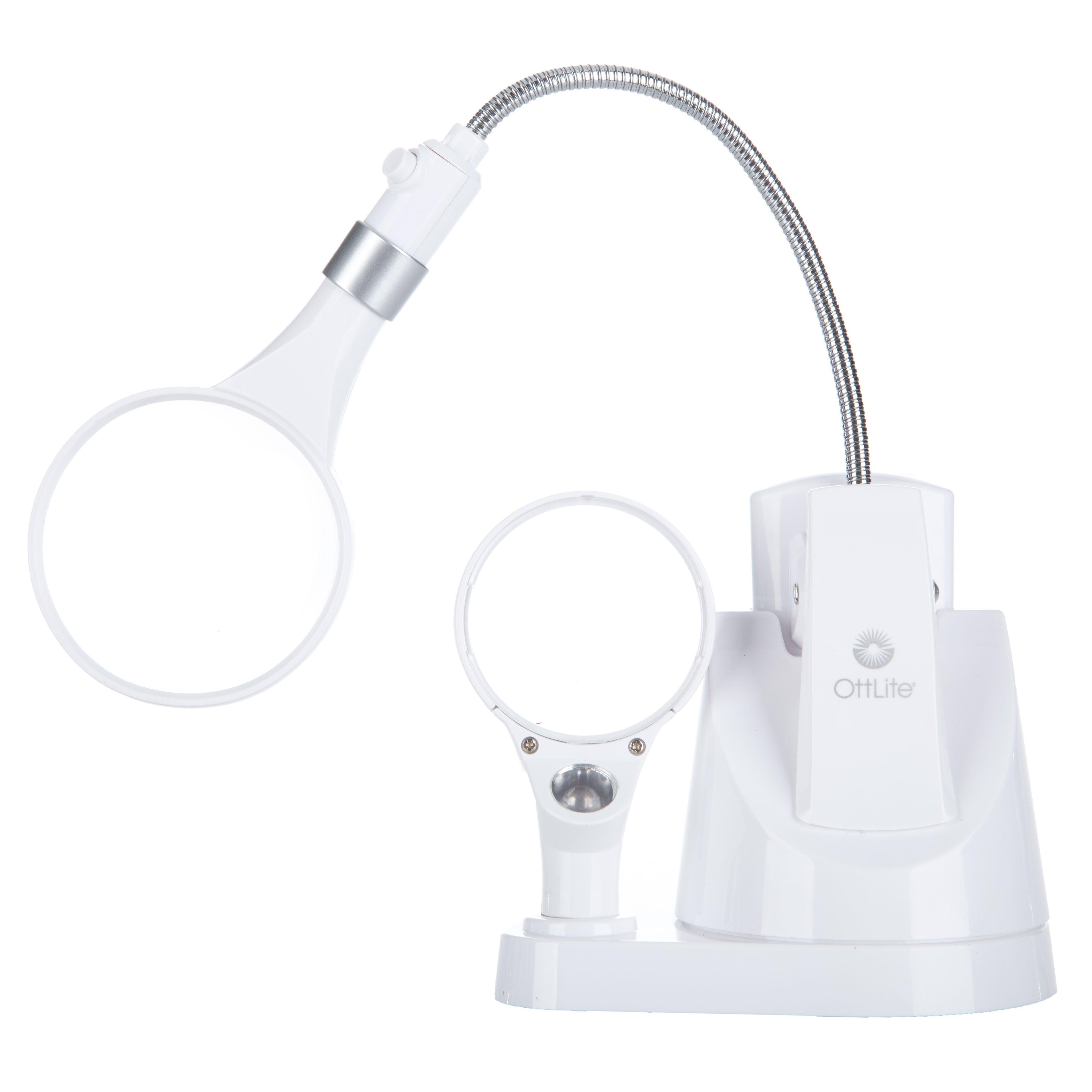 OttLite 5 LED Magnifier with Clip & Stand