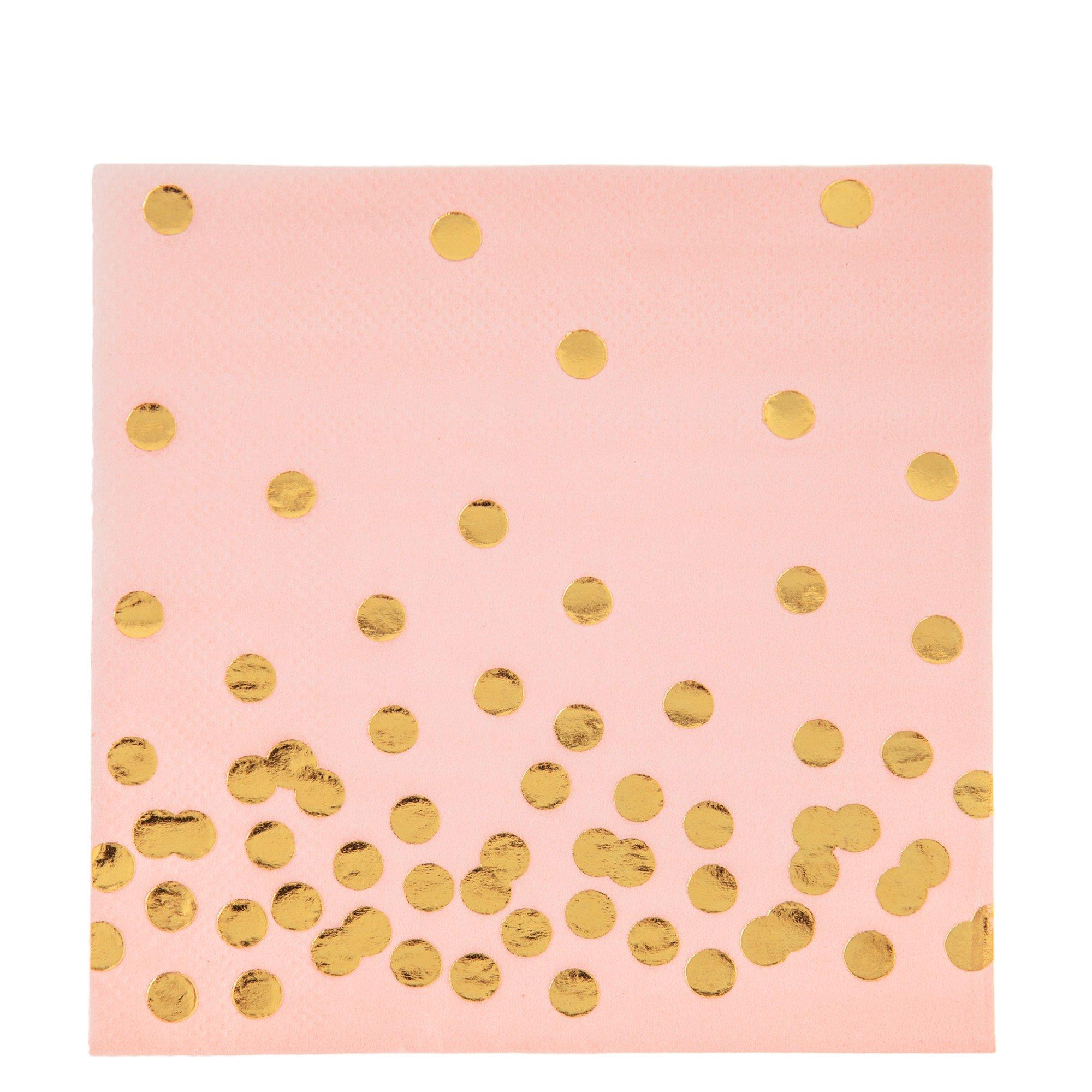 Pink & Gold Foil Dot Napkins Hobby Lobby 1353283