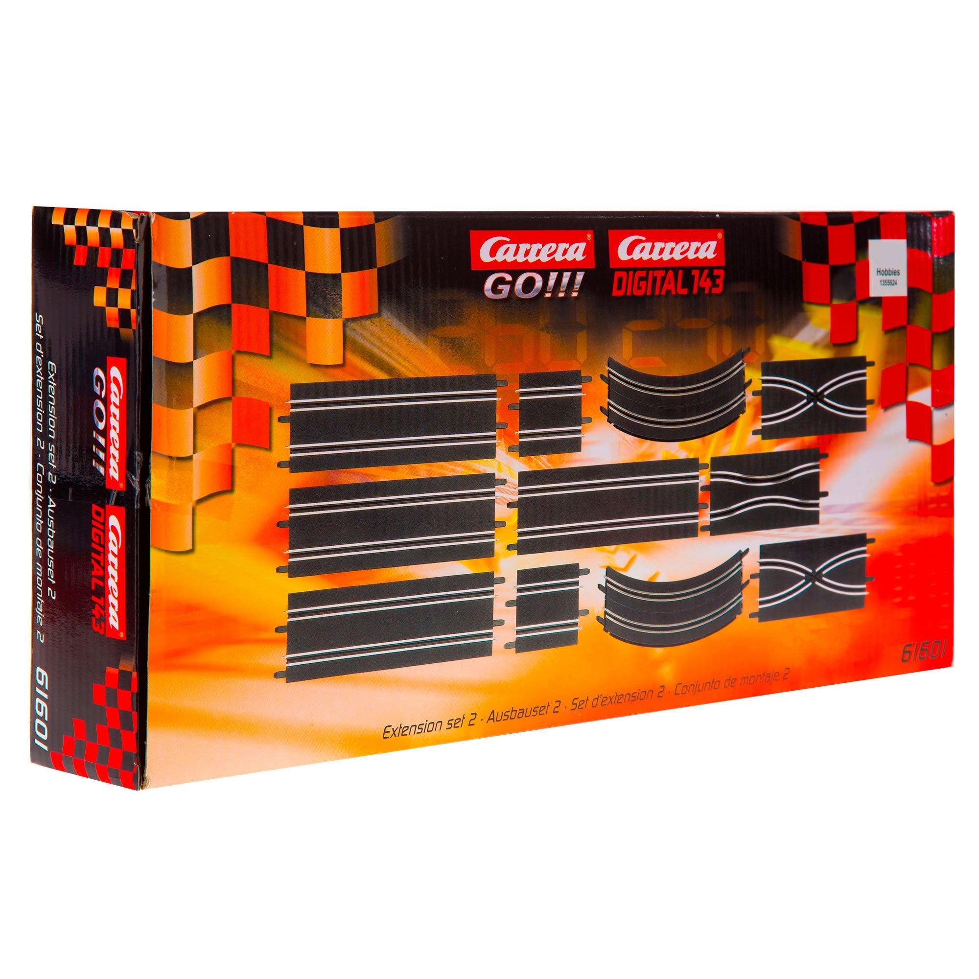  Carrera Go!!! Extension Set #2 - 11Piece Track Expansion  Accessory Pack - for Use with 1: 43 Scale Go!!! & Digital143 Slot Car  Racetrack Systems : Toys & Games