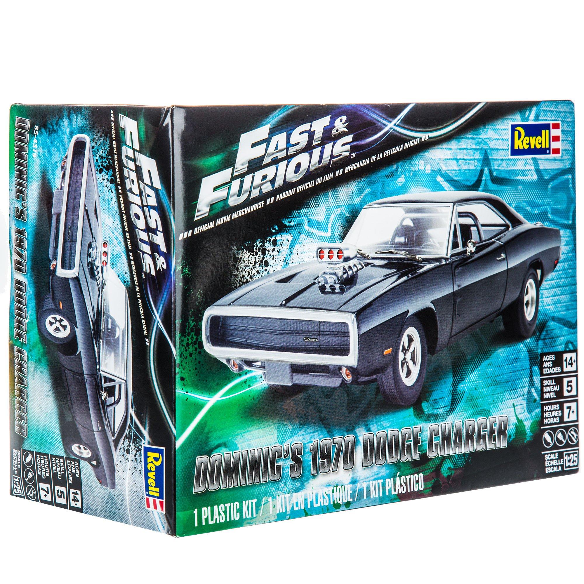 Fast Furious Dominic s 1970 Dodge Charger Model Kit Hobby