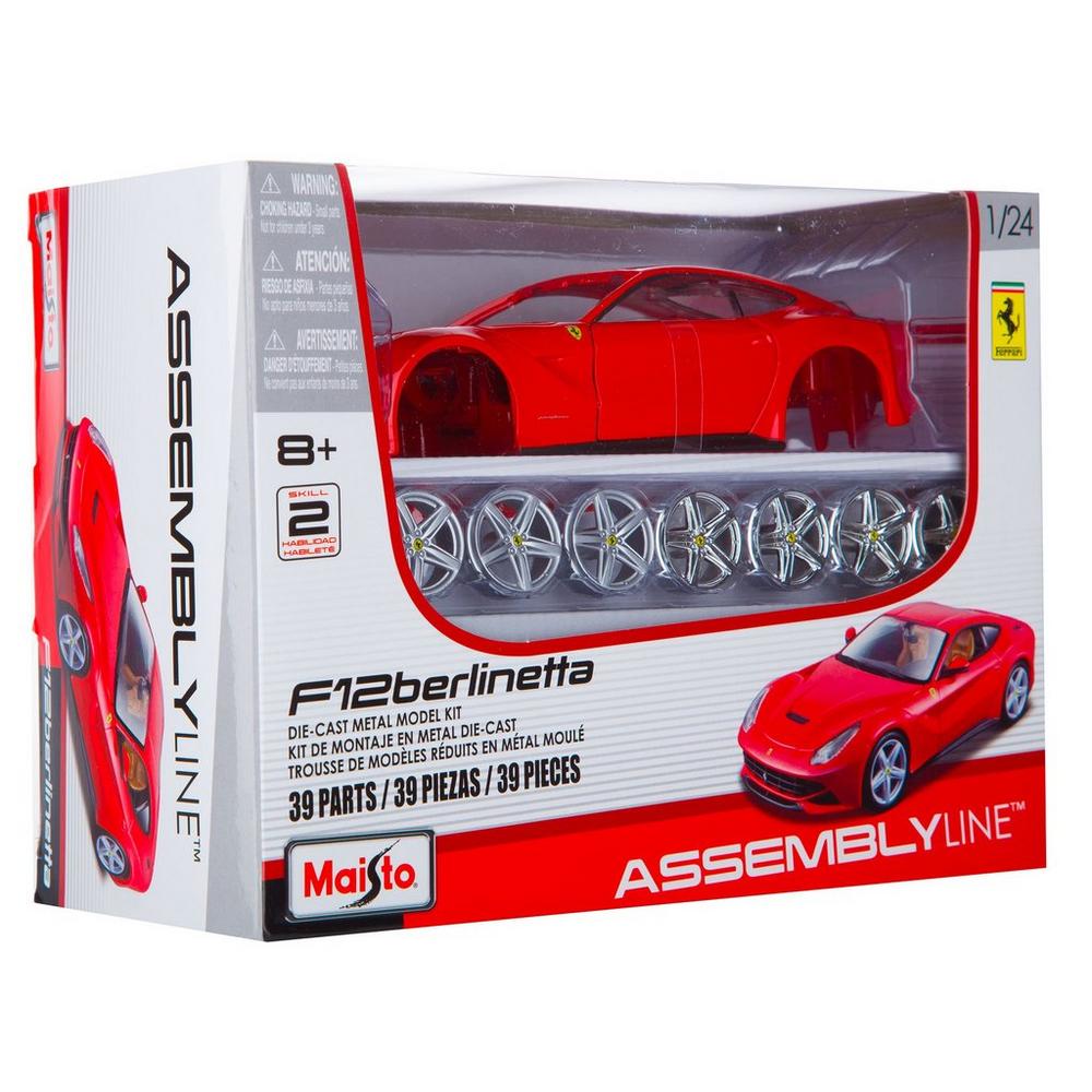 6X FERRARI MAISTO ASSEMBLY DIE CAST MODEL KIT 512TR 456GT