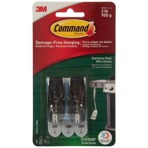 Command Outdoor Wire Hooks