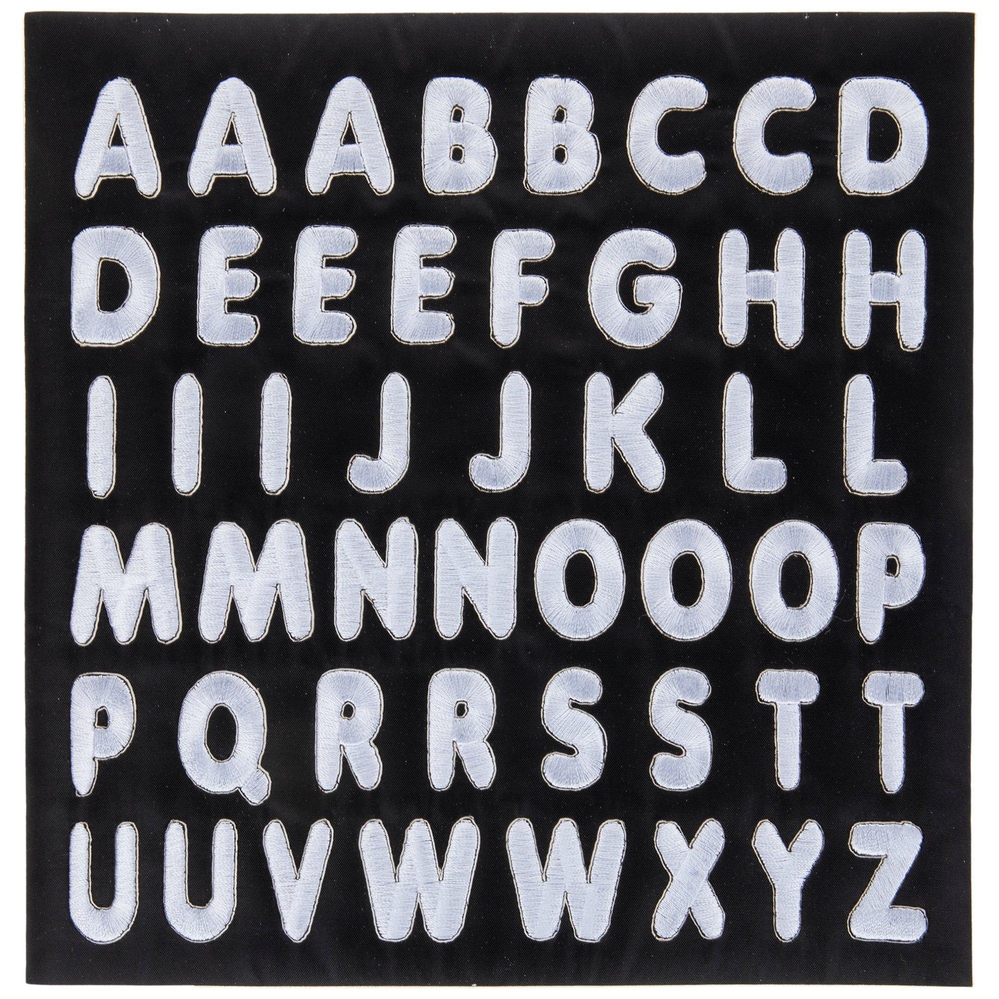 Iron On Patches, 4 Sets of 26 Alphabet Patch Letters (1.4 x 1 in, 104  Pieces), PACK - Kroger