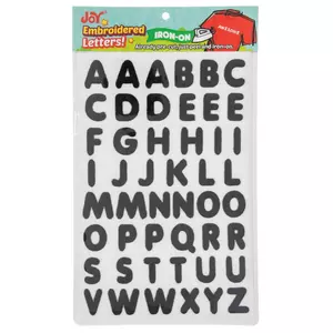 Embroidered Block Letter Iron-On Patches - 1, Hobby Lobby, 855908
