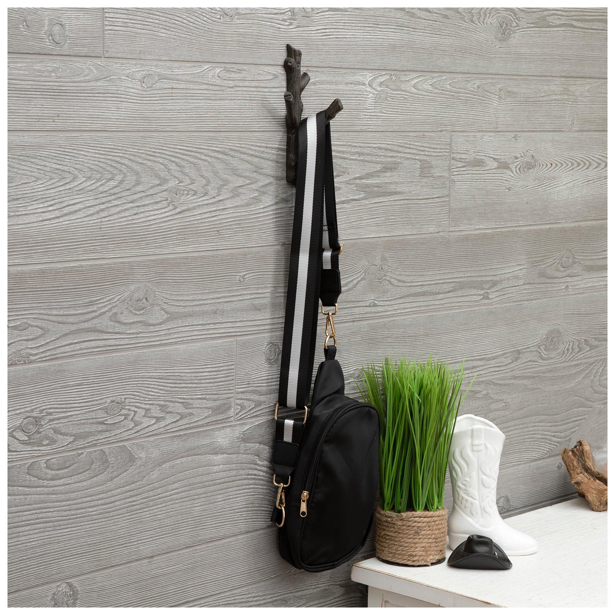 Brown Branch Double Metal Wall Hook view 1