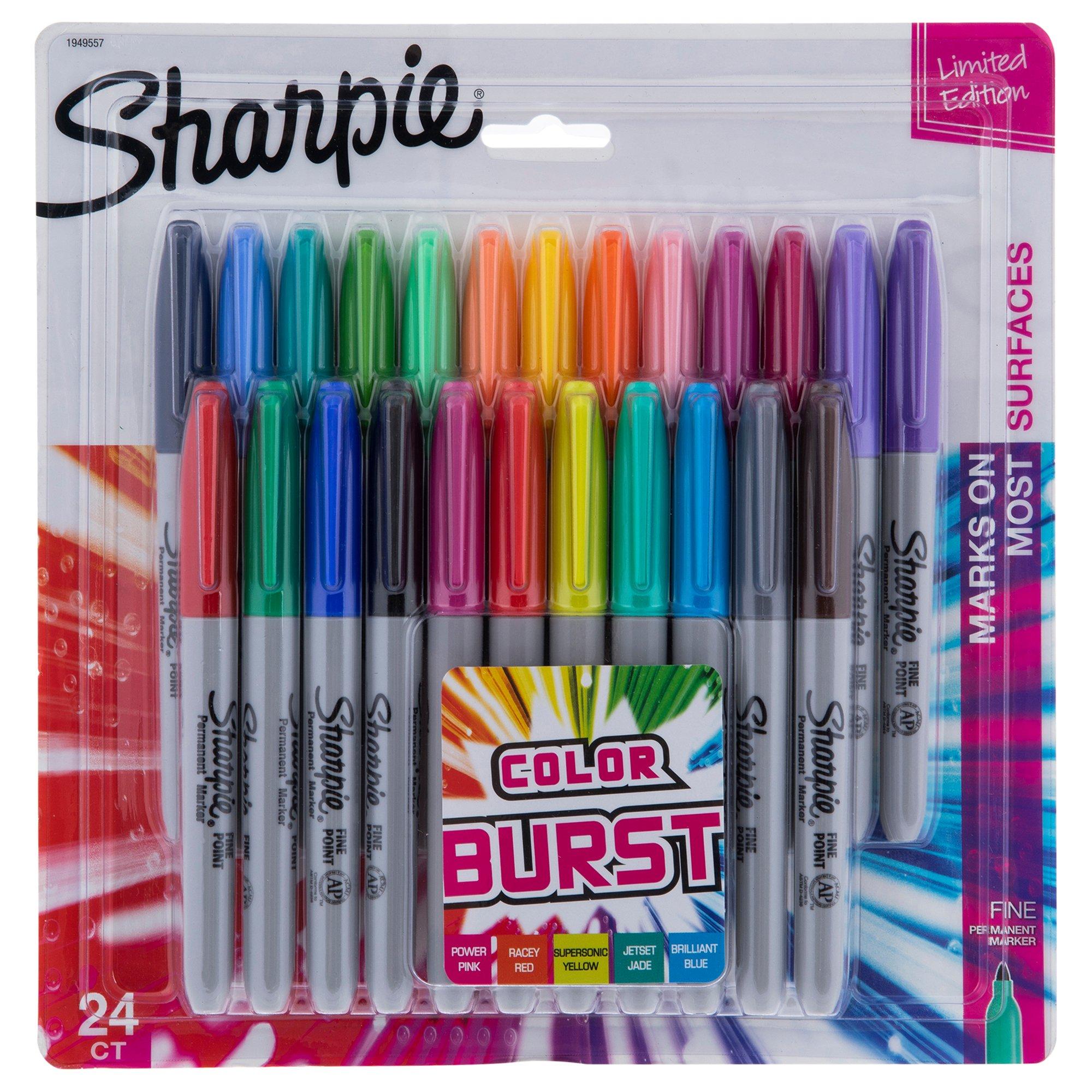 Sharpie Art Pen, Assorted Ink, Fine Point, 24/Pack (SAN1983967)