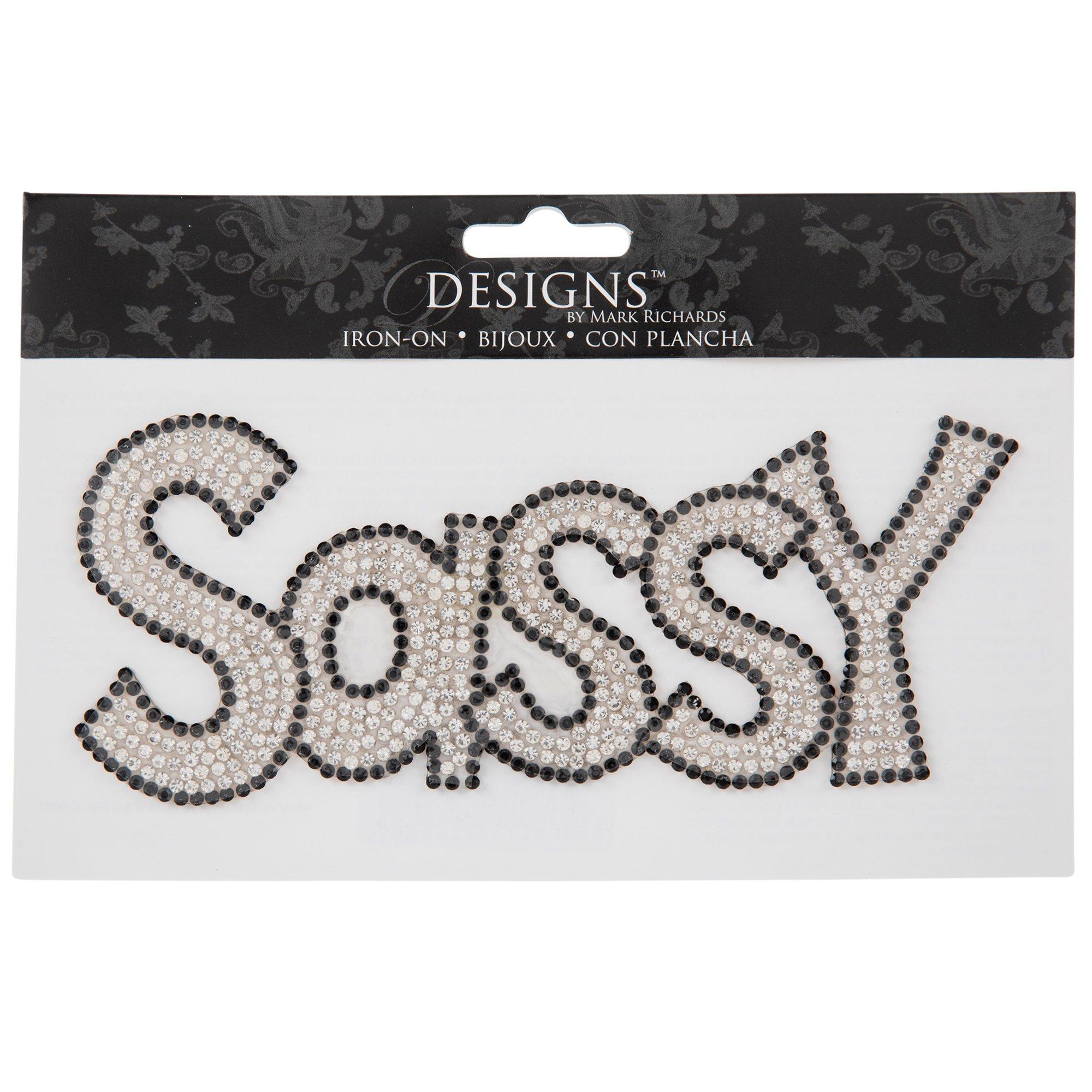 Rhinestone Sassy IronOn Applique Hobby Lobby 1380880