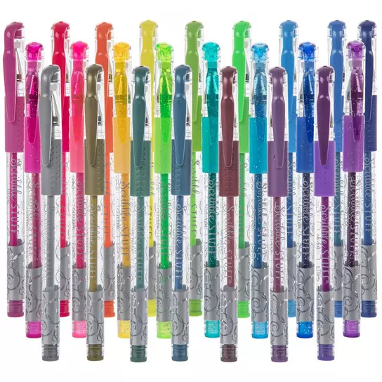 6 Neon Gel Pens ⋆ Time Machine Hobby