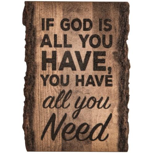 All You Need Wood Magnet
