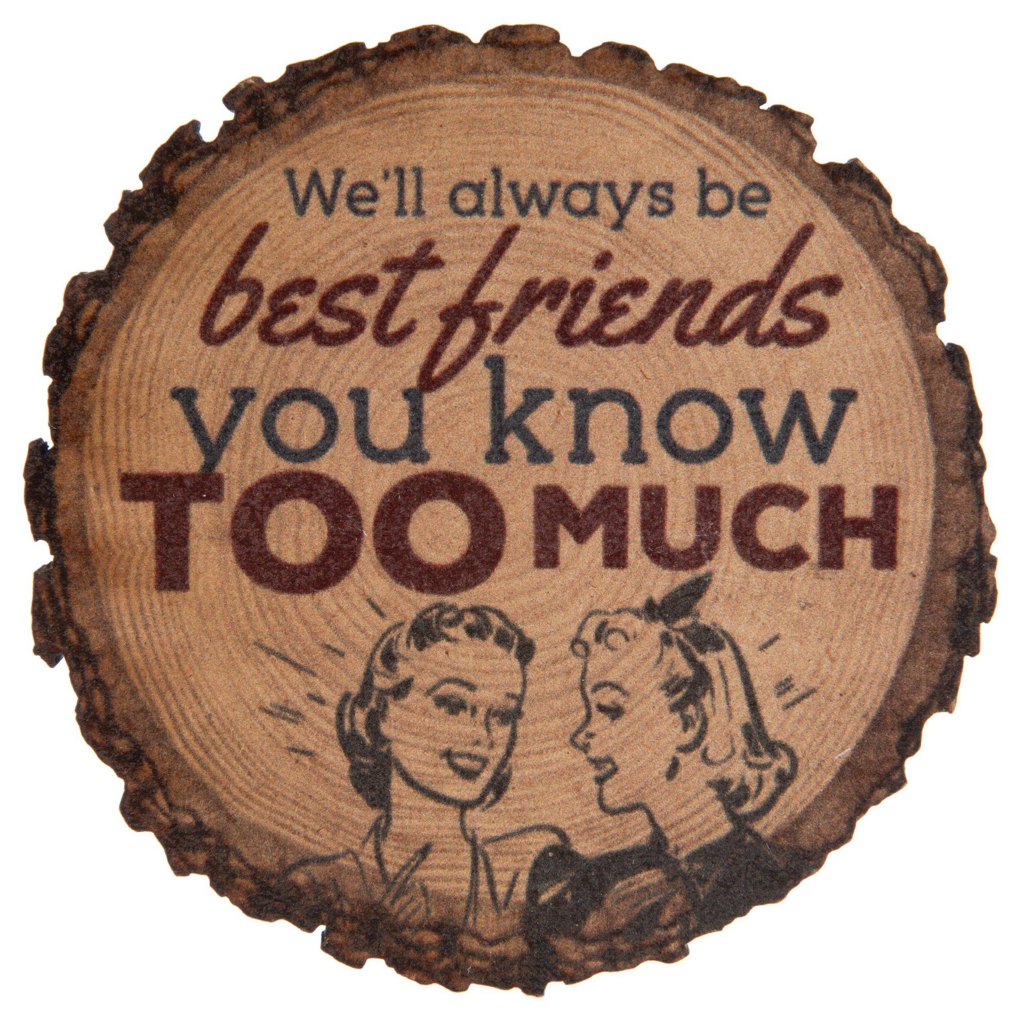 Best Friends Round Wood Hobby Lobby 1381482