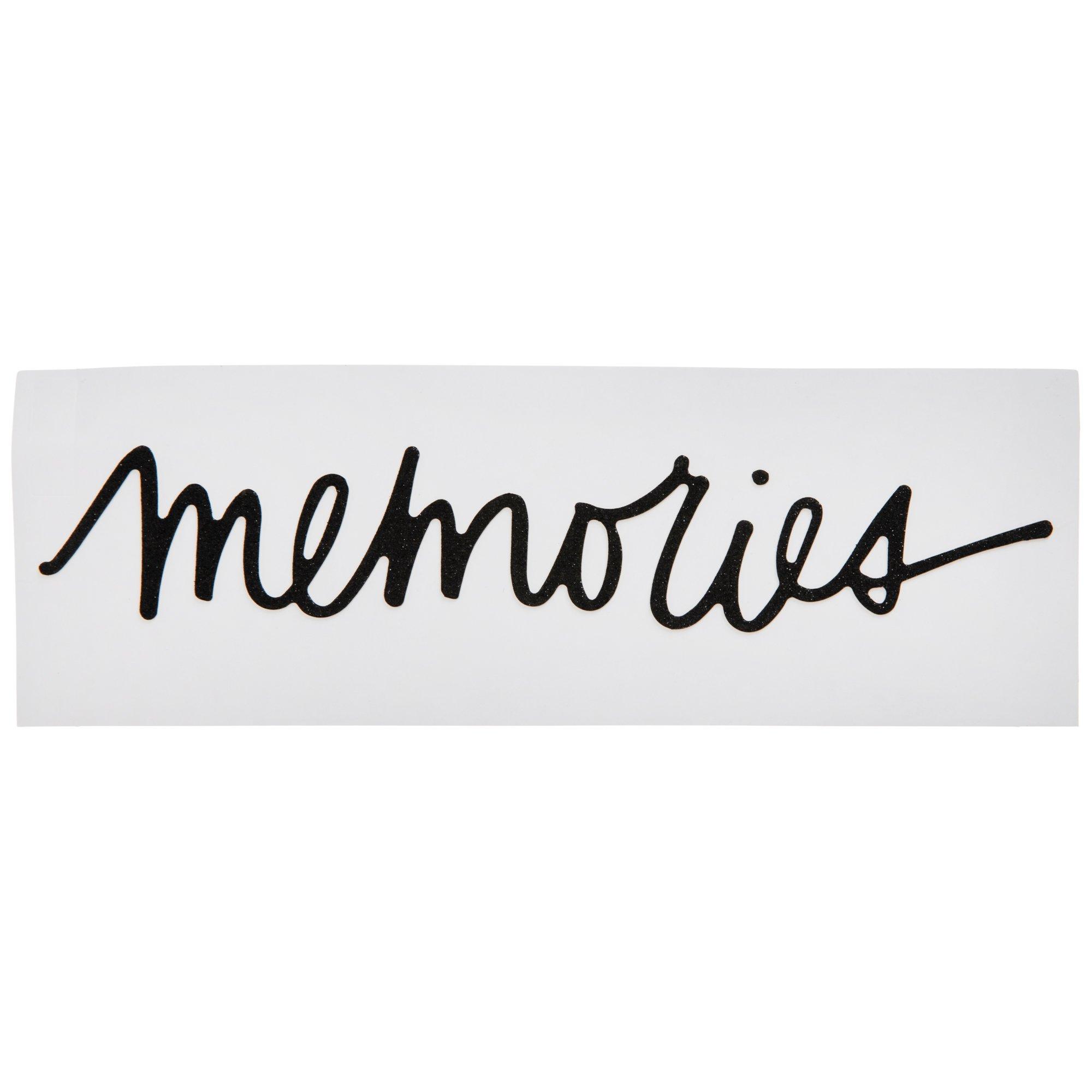 Memories Glitter Sticker Hobby Lobby 1384148
