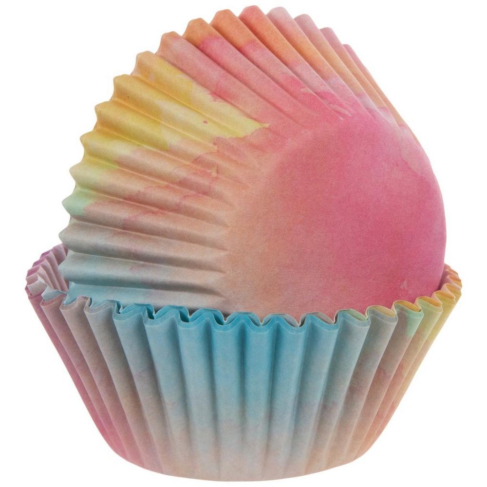 Cupcake Cases Tie Dye Cupcake Liners Watercolor Baking Cups Hobby