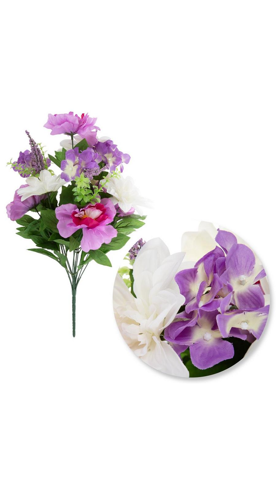Purple Peony, Dahlia & Hydrangea Bush | Hobby Lobby | 1385905