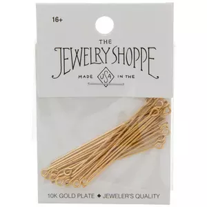 18K Gold Plated Figure-8 Connectors - 10mm, Hobby Lobby