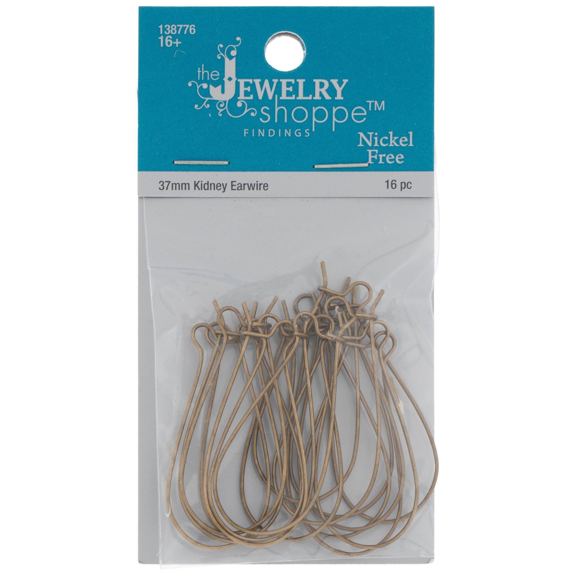 Kidney Ear Wires 37mm Hobby Lobby 138776