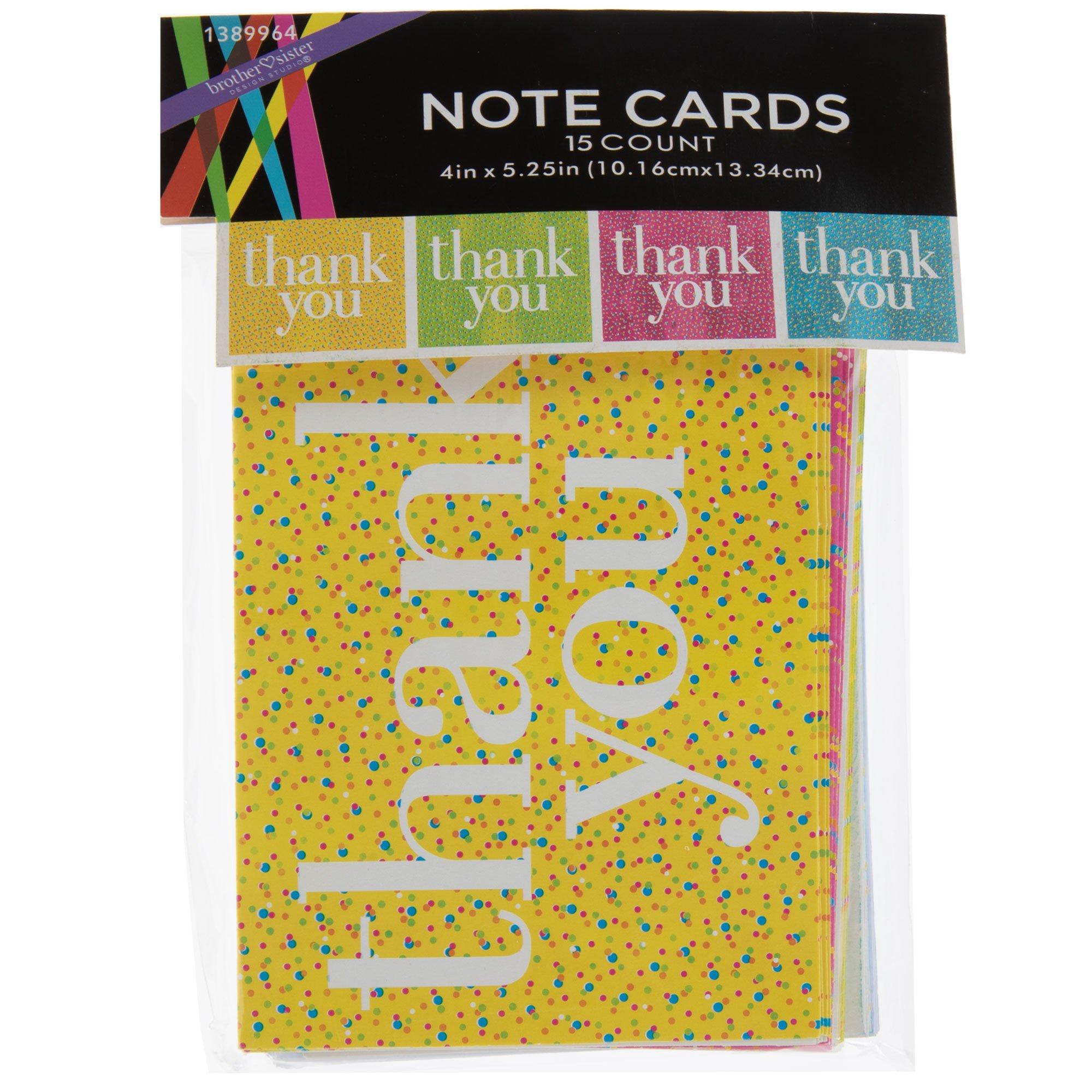Bright Confetti Thank You Cards Hobby Lobby 1389964