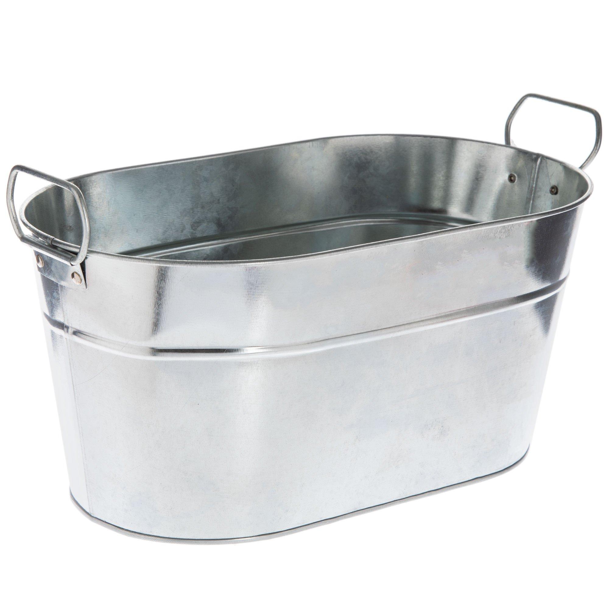 Metal Container w/Lid - Oval