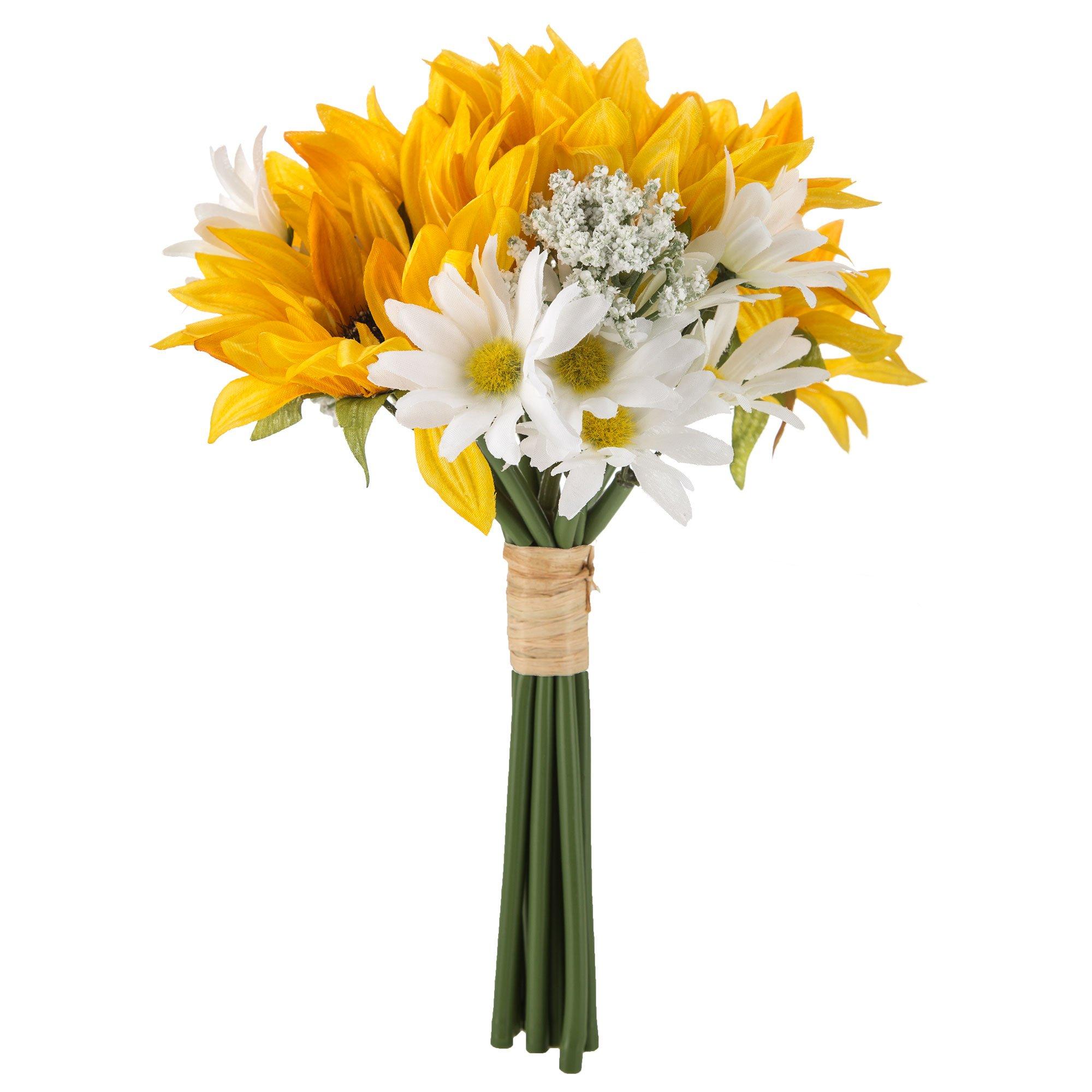 daisies and sunflowers bouquet