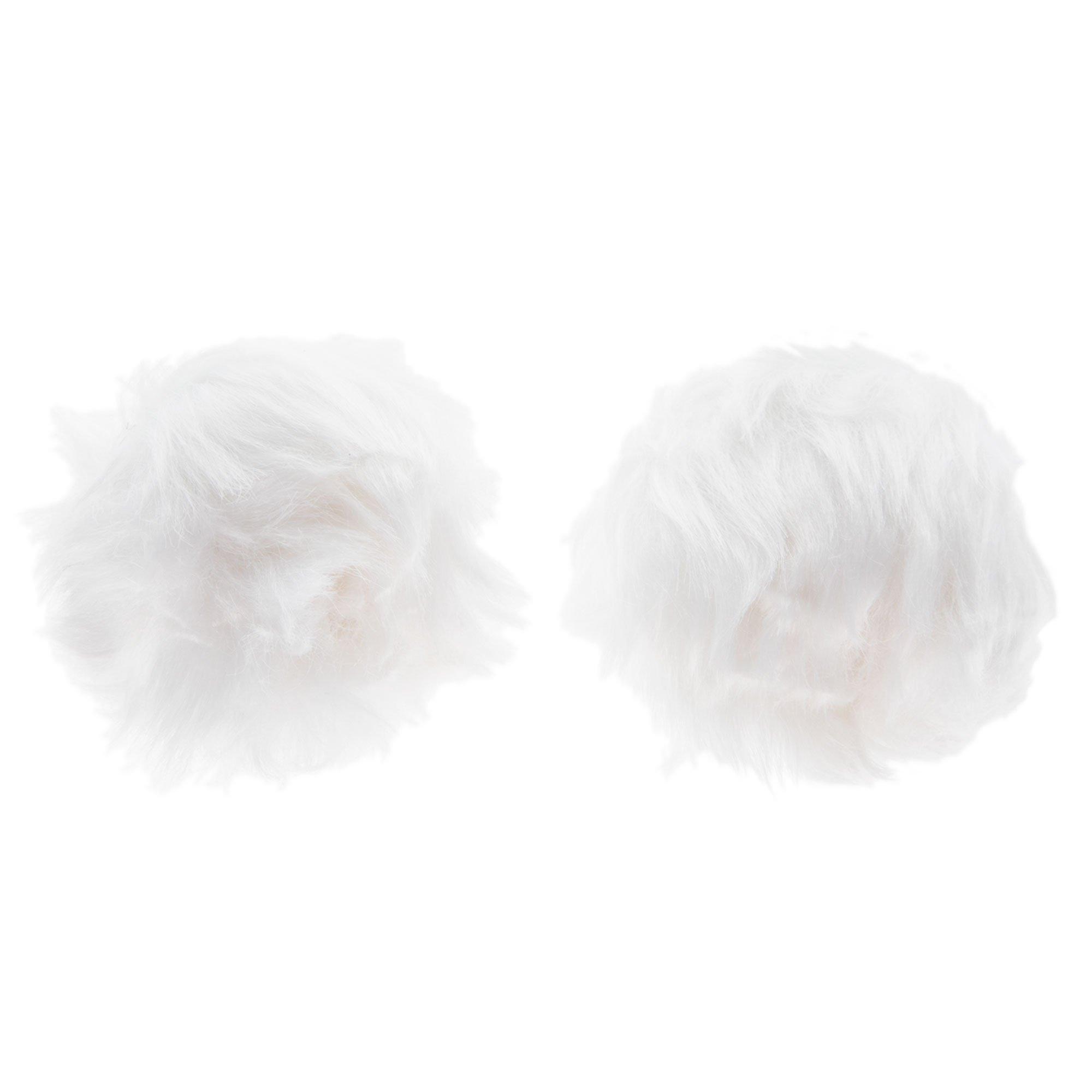 Bernat Faux Fur Pompom 1-pkg-white Rabbit