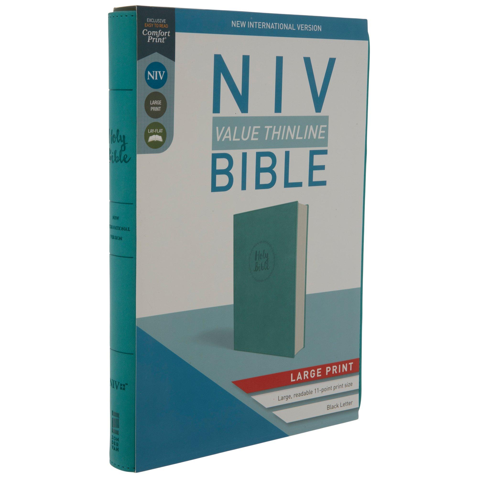 NIV Value Thinline Large Print Bible