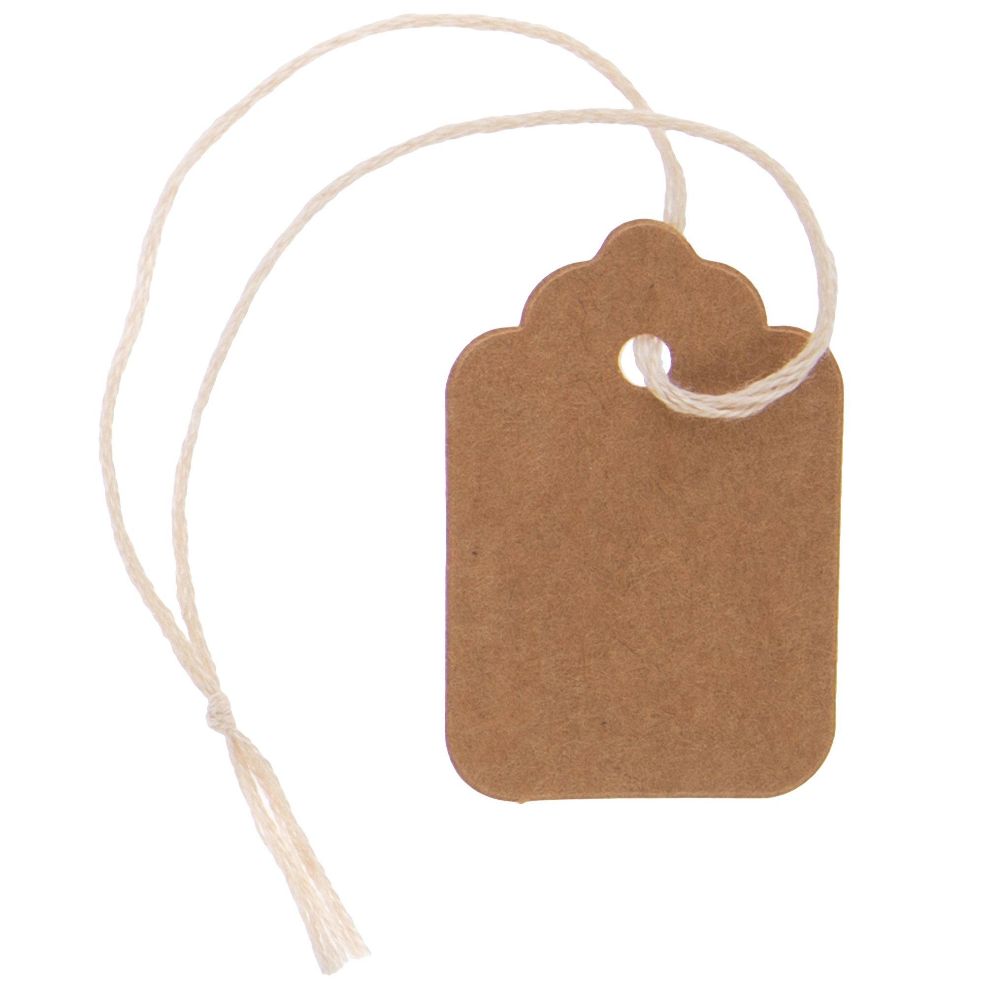 Blank Mini Scalloped Tags With String Hobby Lobby 1407337