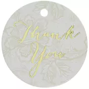Lace Thank You Favor Tags