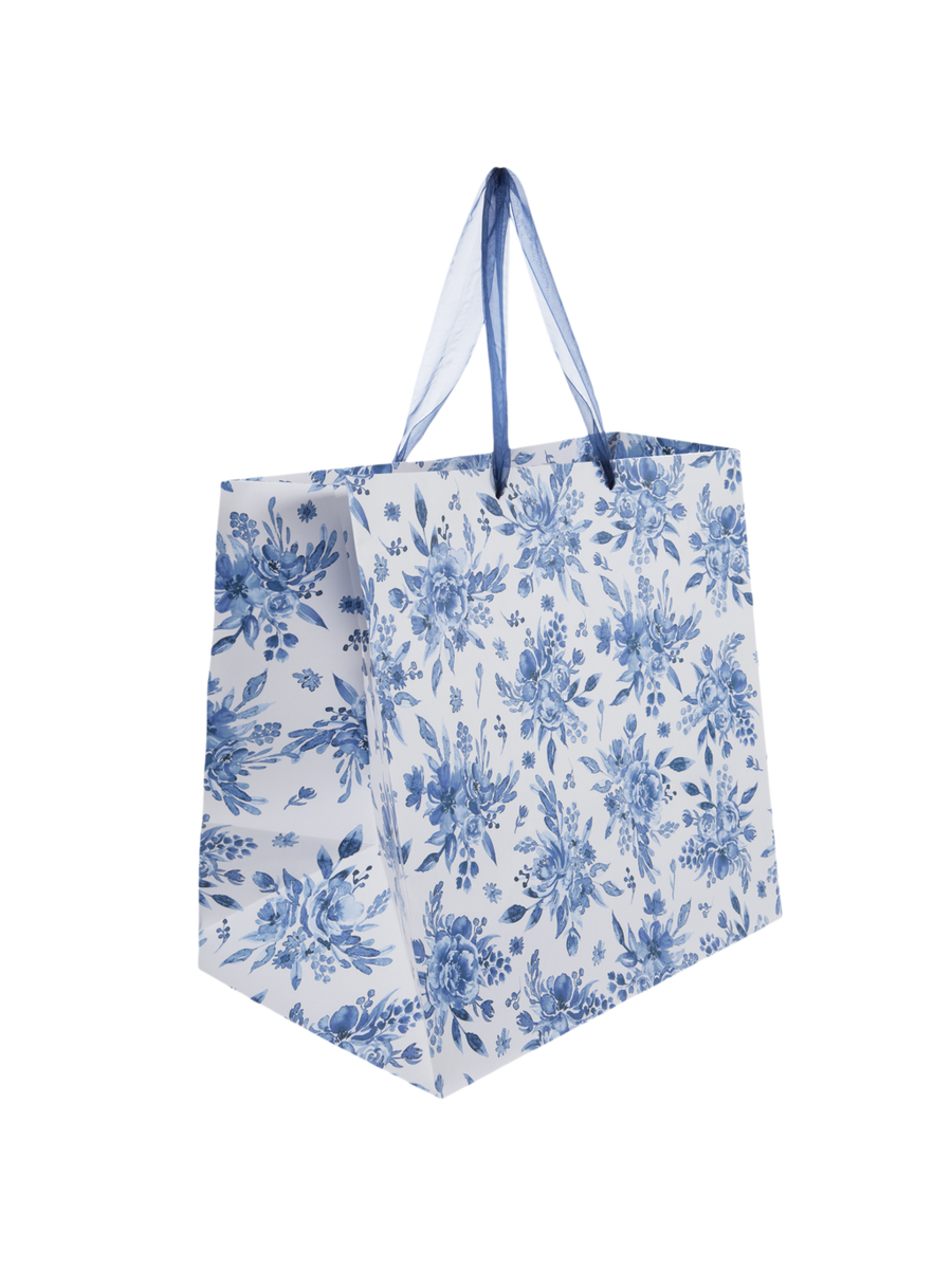 ✧1点物✧party paper bag✧bluish victorian✧ A Rather Lovely Gift Bag using 12 x 12 Delightfully Floral