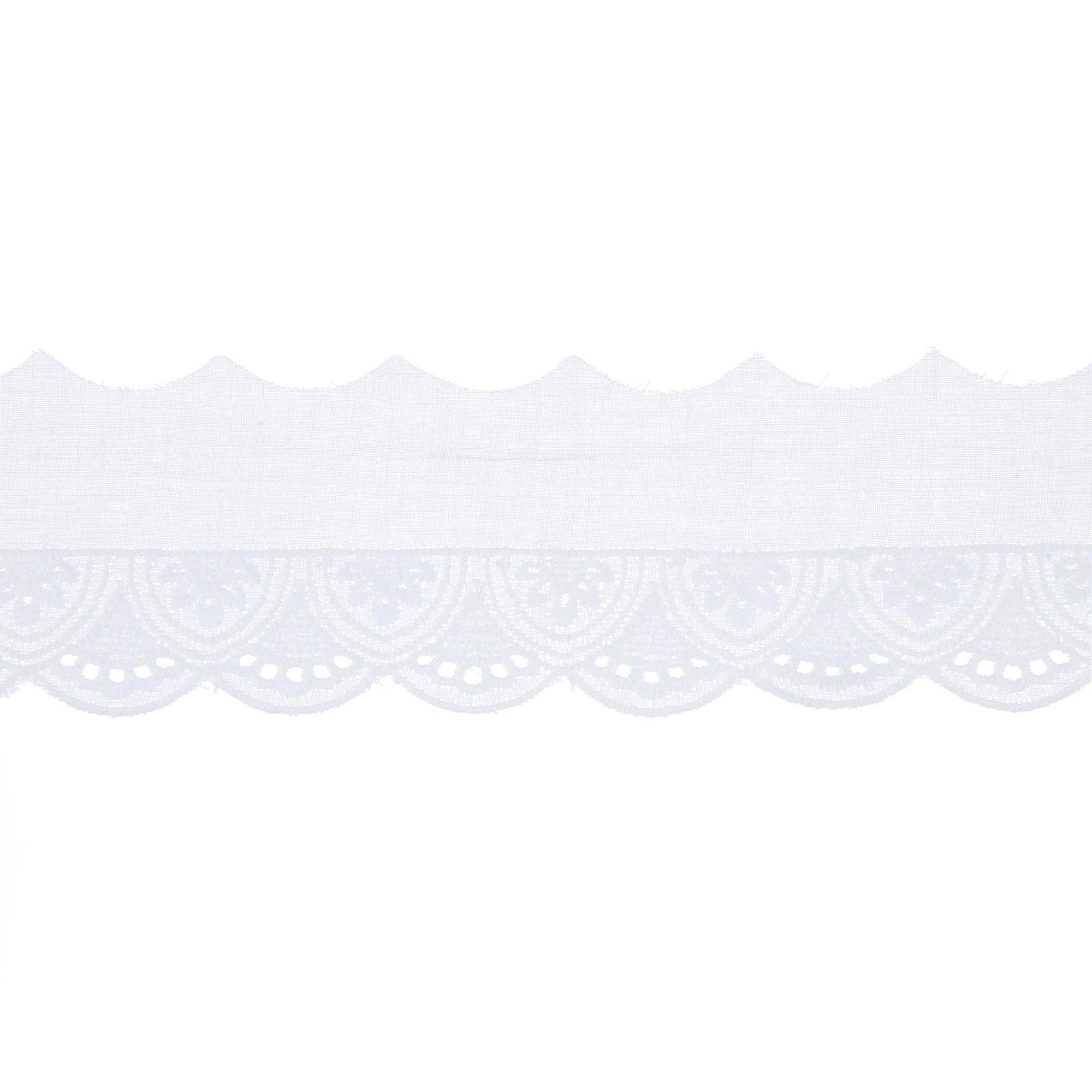 White Flat Eyelet Trim Hobby Lobby 1414754