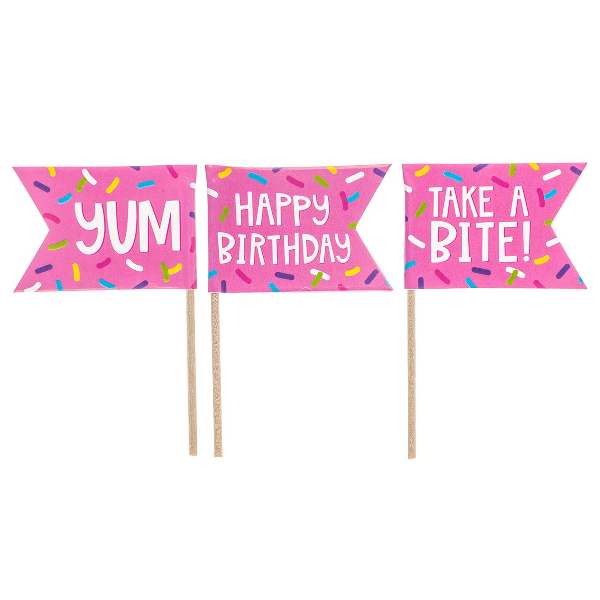 Donut Sprinkles Birthday Cupcake Toppers Hobby Lobby 1415207
