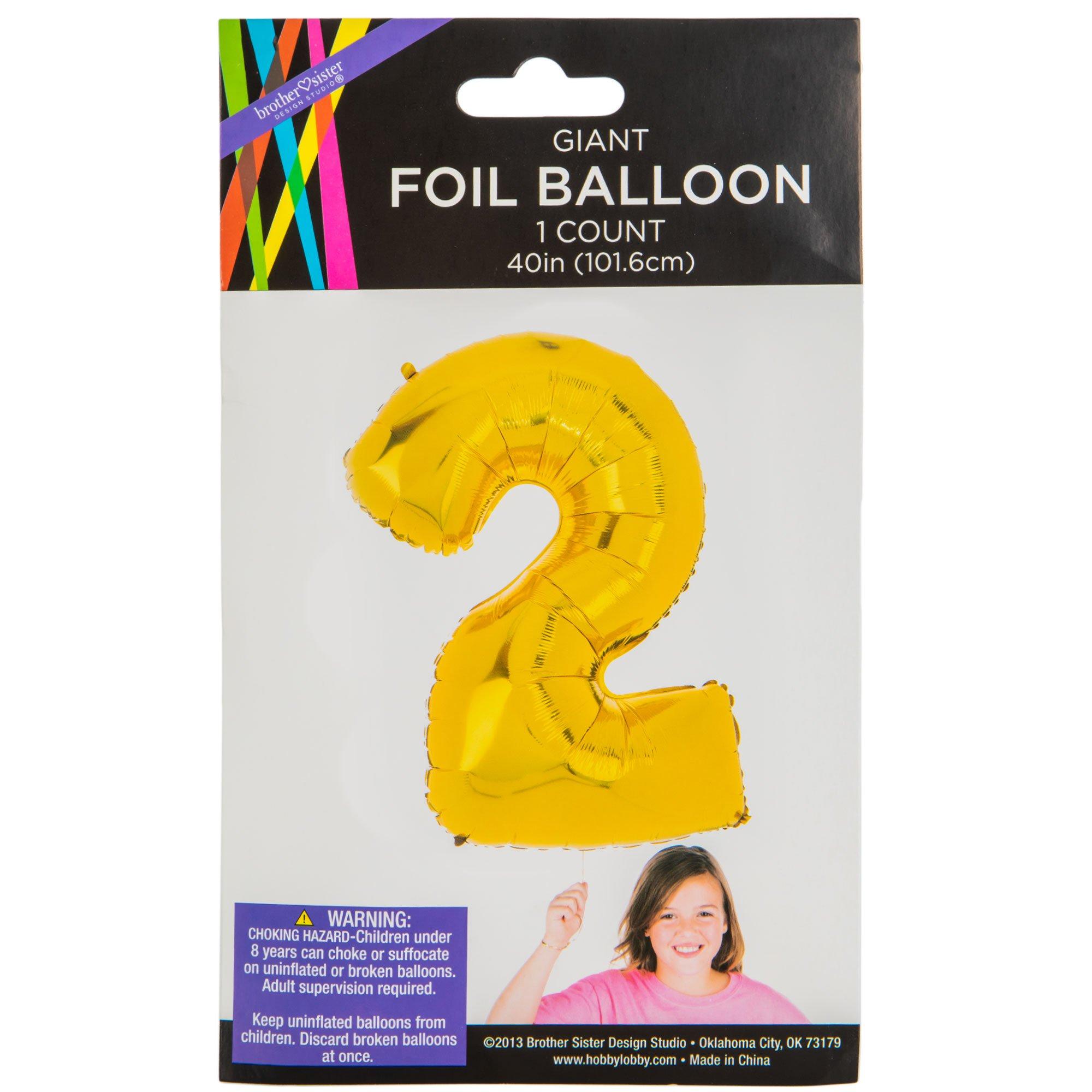 Foil Number Balloon