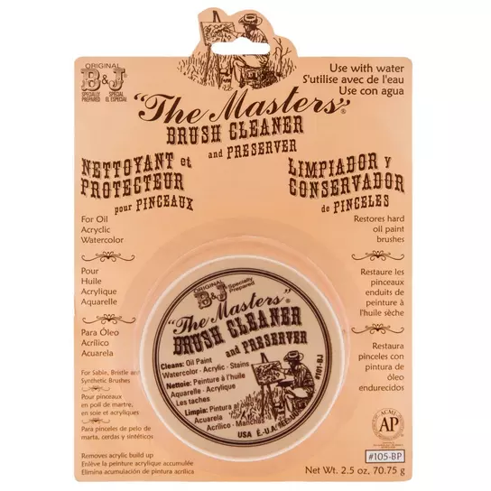  The Masters Paint Brush Cleaner and Preserver - 24 Ounce Tub -  Lemon Scented : Arts, Crafts & Sewing