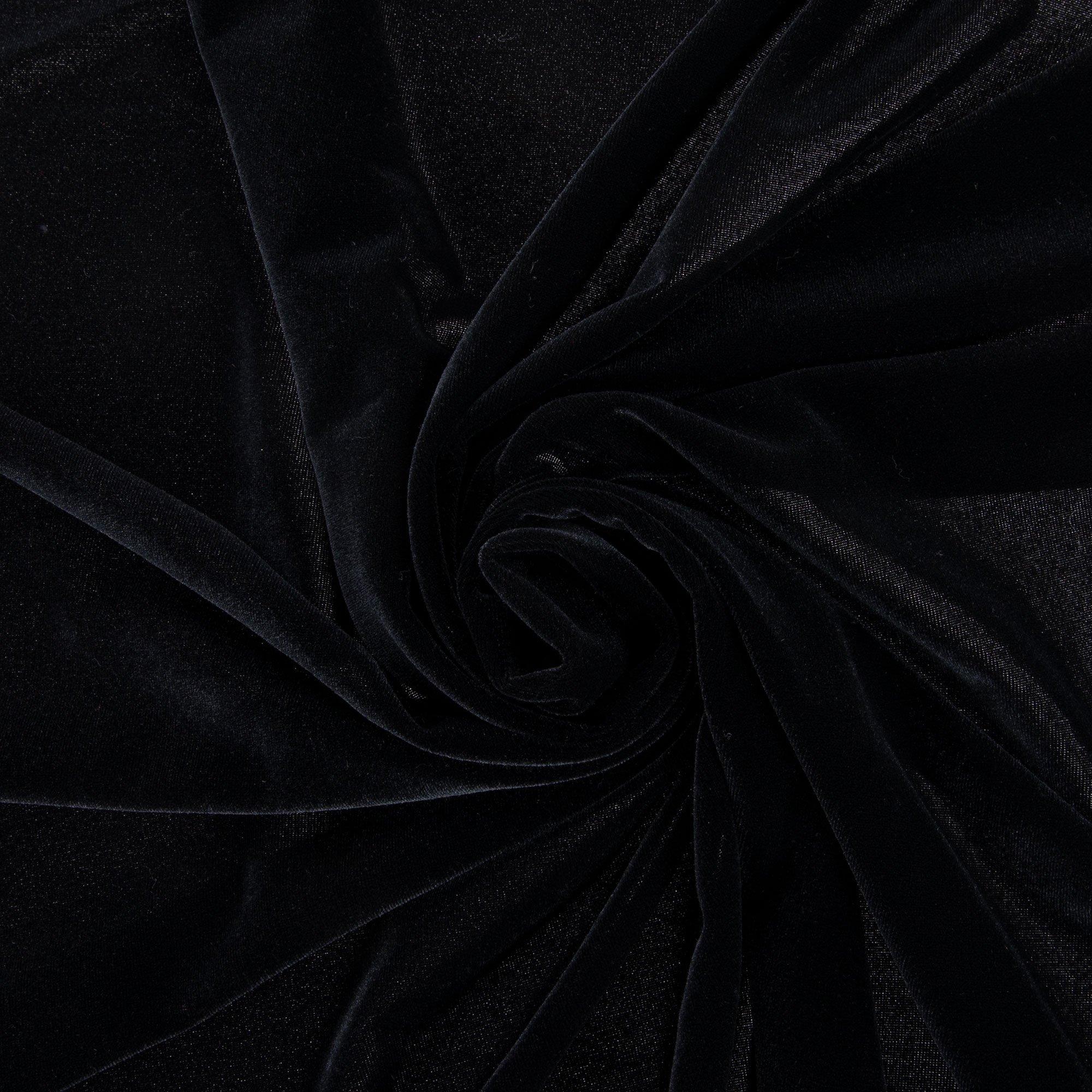 Black Velvet Fabric