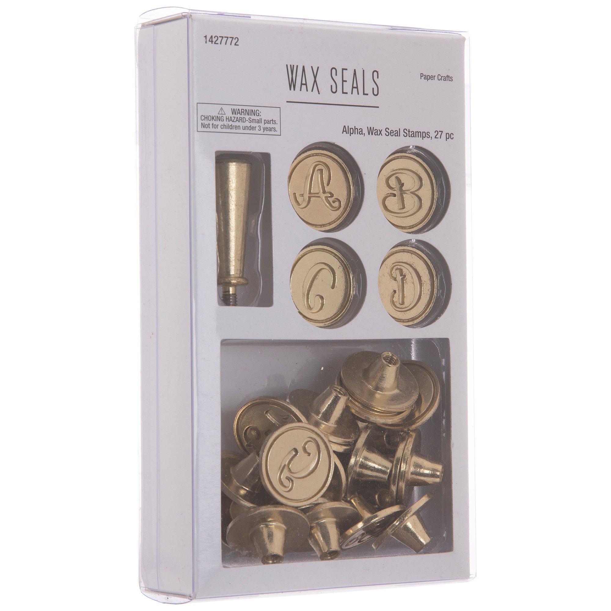 Alphabet Wax Seal Stamps & Handle Hobby Lobby 1427772