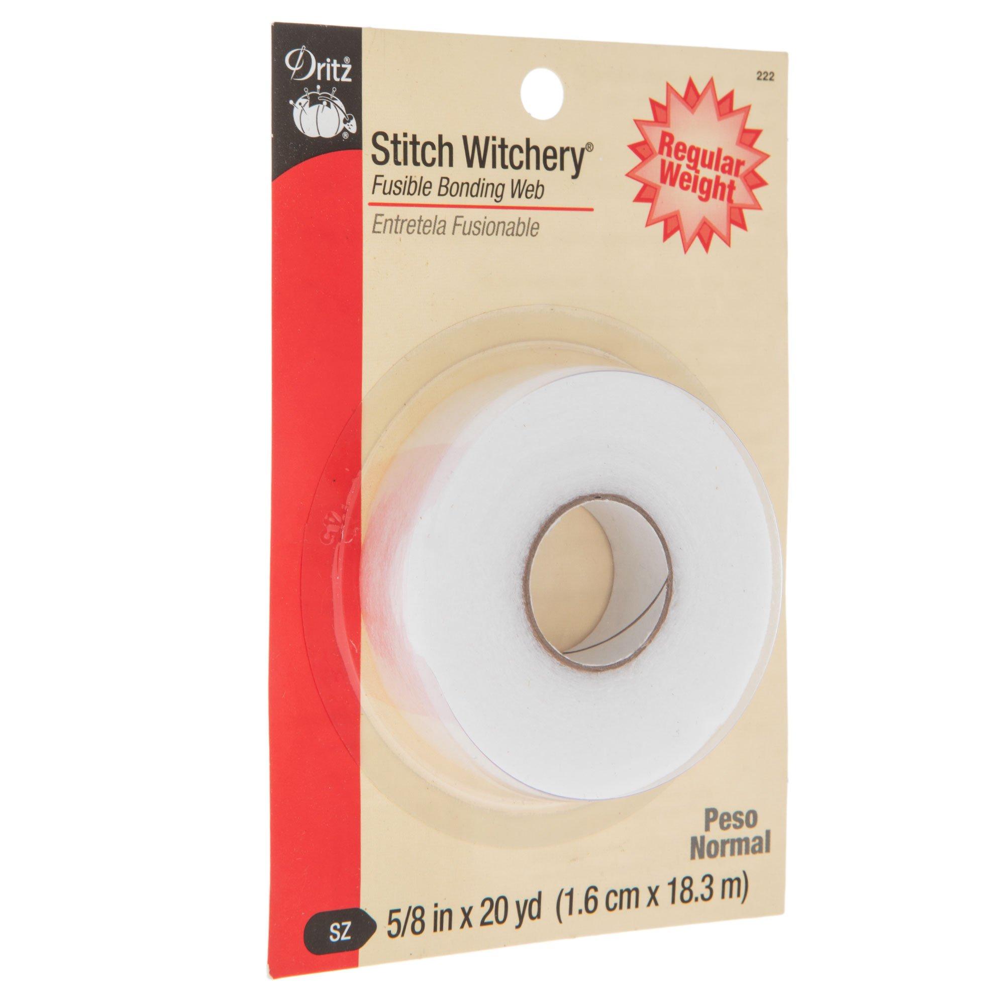 Cesdes Bundle Stitch Witchery Ultra and Regular Fusible Bonding Tapes 5/8' x 20yds (Qty 2)