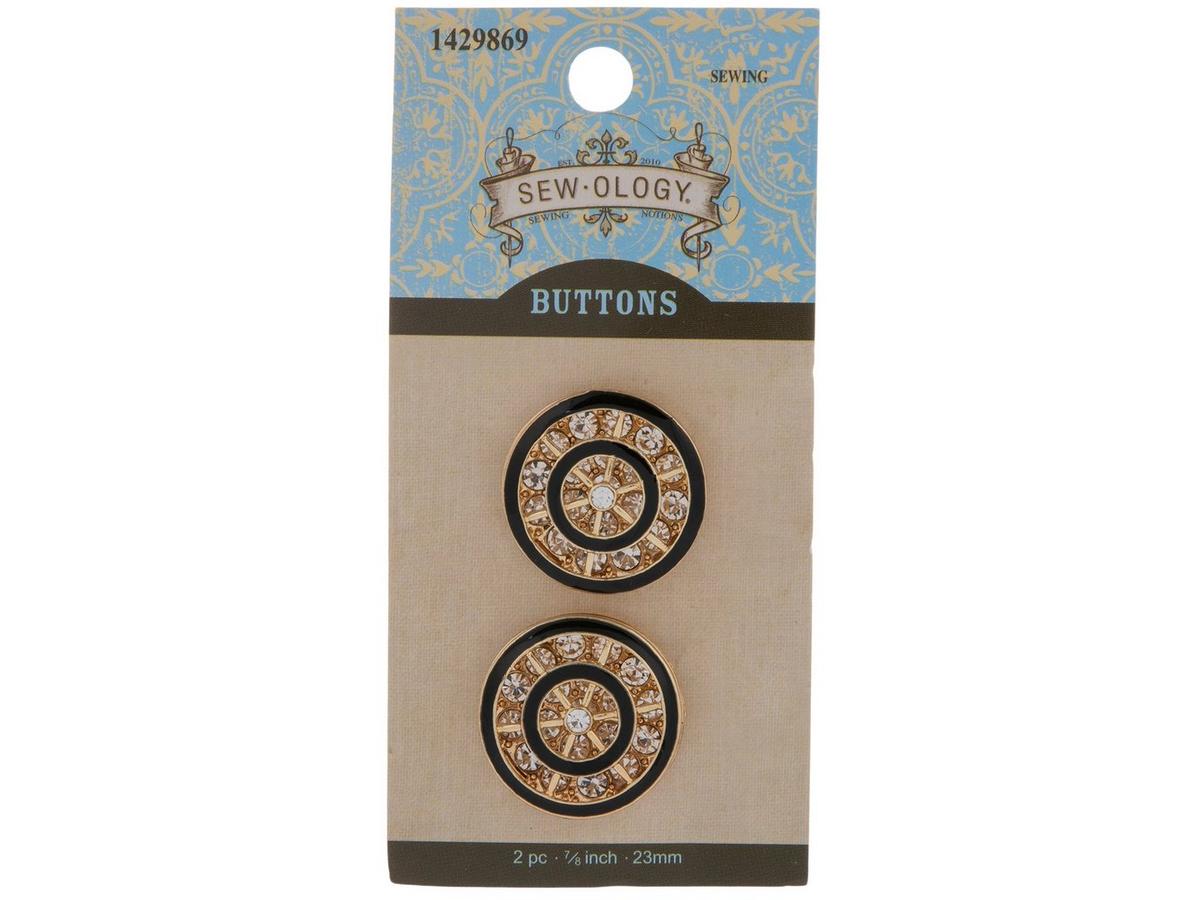 Metallo cucito pulsante scrapbooking cuore oro Shank Button