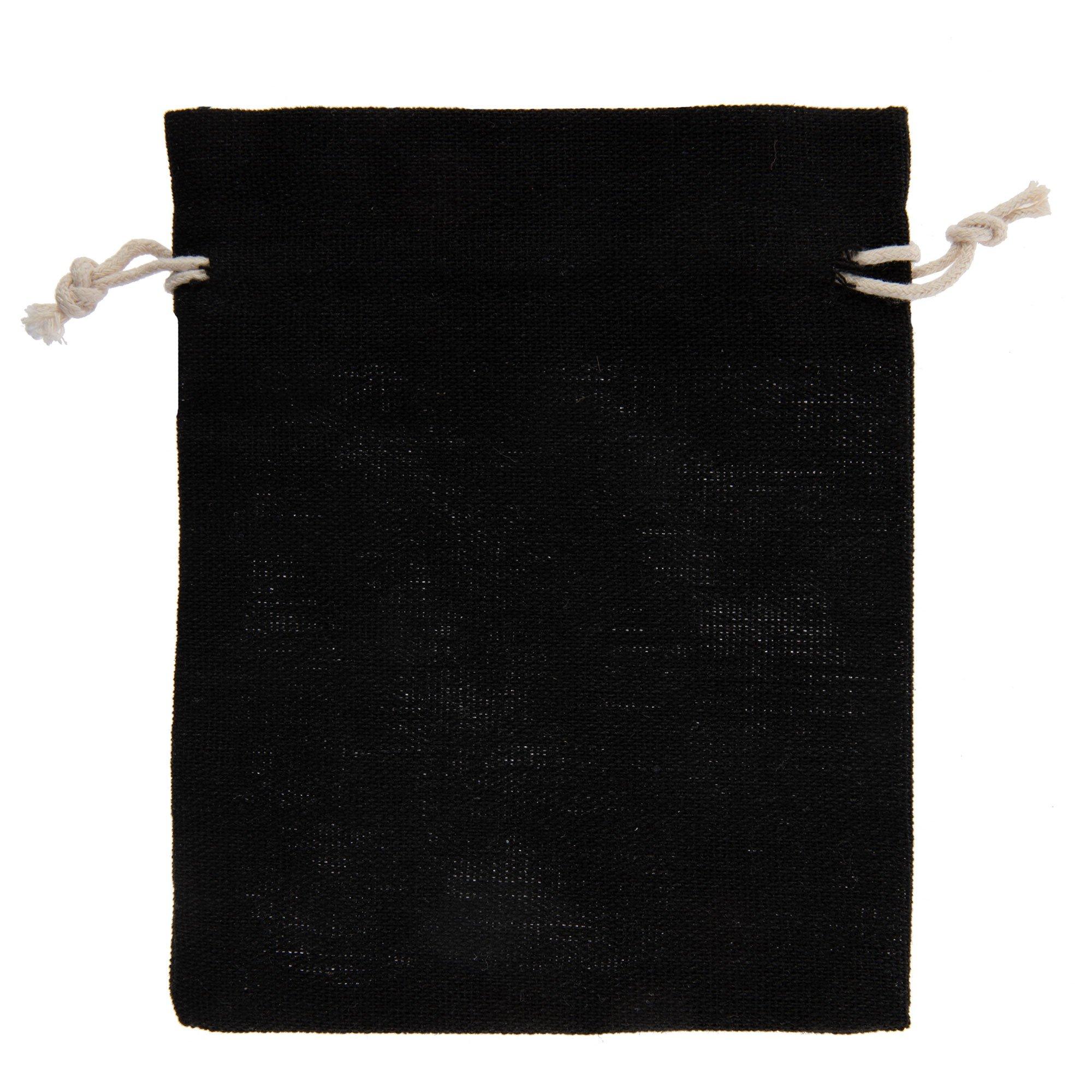 Noir Crochet Needles Drawstring Pouch