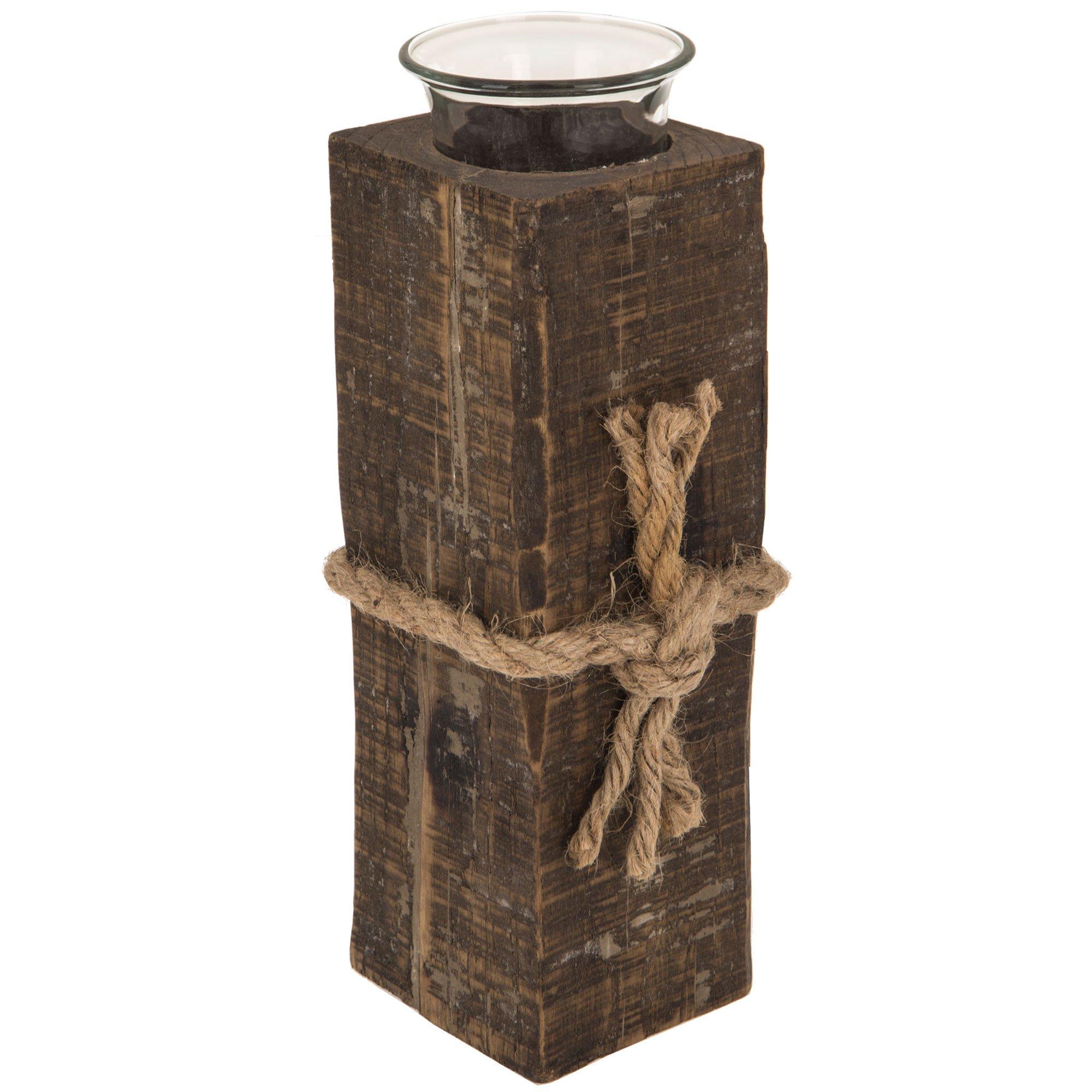 Square Natural Wood Candle Holder Hobby Lobby 1436377