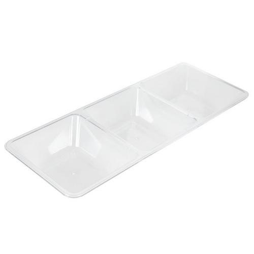 Three-Section Rectangle Tray
