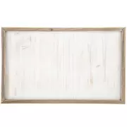 Whitewash Framed Wood Wall Decor