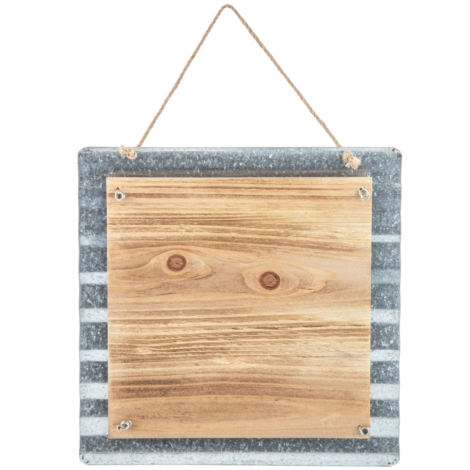 Corrugated Metal & Wood Wall Decor Hobby Lobby 1441088