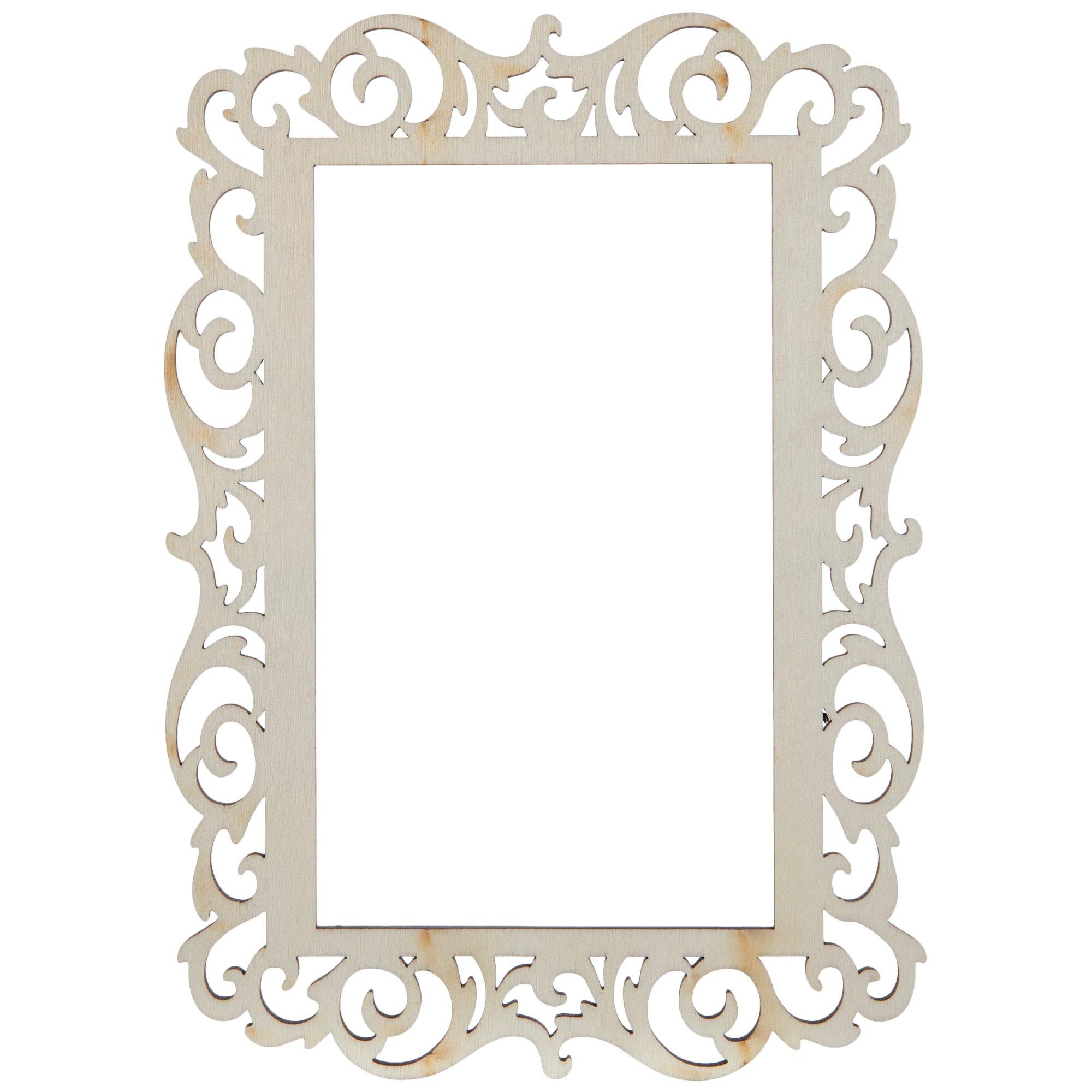 Ornate Rectangle Wood Frame 3" x 5" Hobby Lobby 1441187