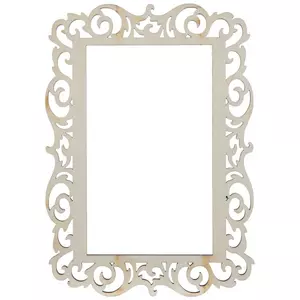 Unfinished Wooden Picture Frames for Crafts - Unfinished Wood Frames with  Stand Make Your Own Picture Frames Paintable Frames Fits a 4x6 Inch Photo