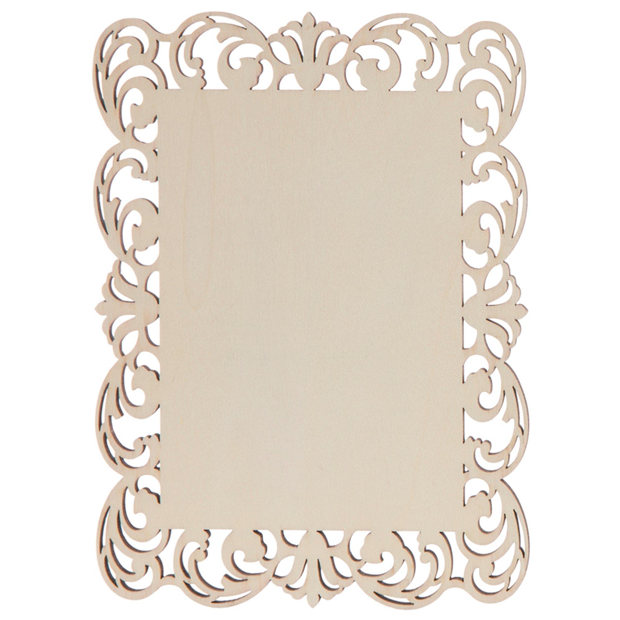 Scroll Rectangle Wood Shape Hobby Lobby 1441195