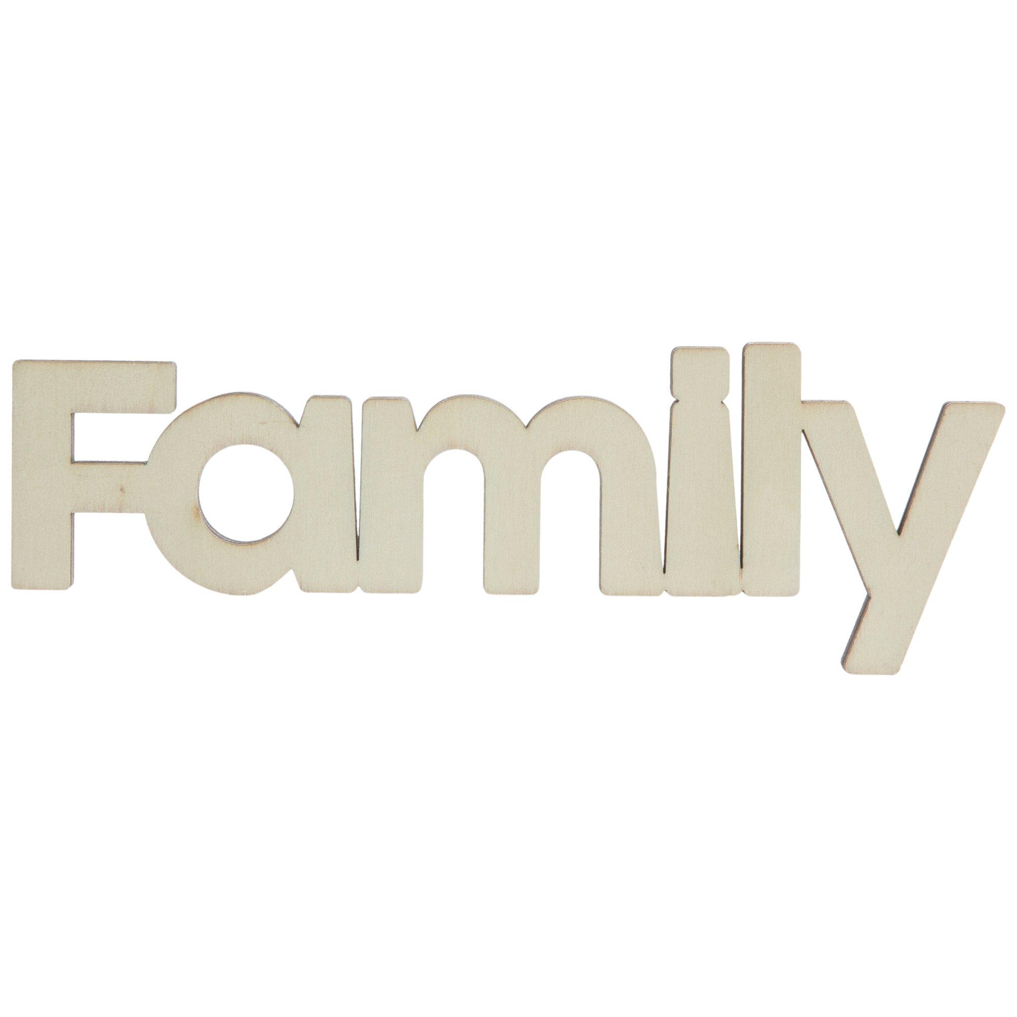 Family Wood Cutout Hobby Lobby 1441336