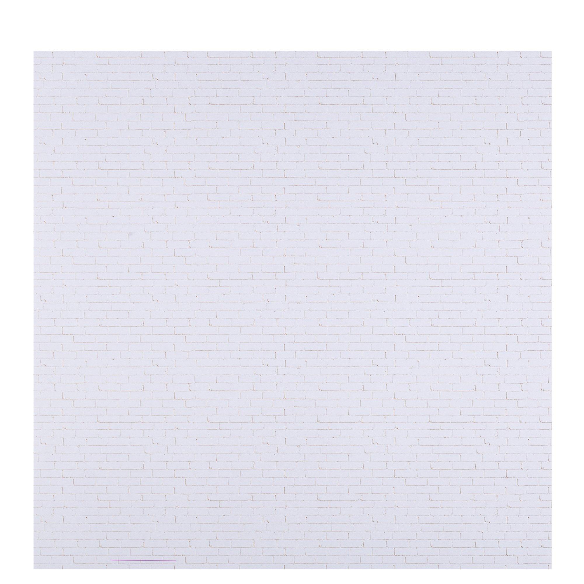 White Brick Scrapbook Paper 12" x 12" Hobby Lobby 1443050