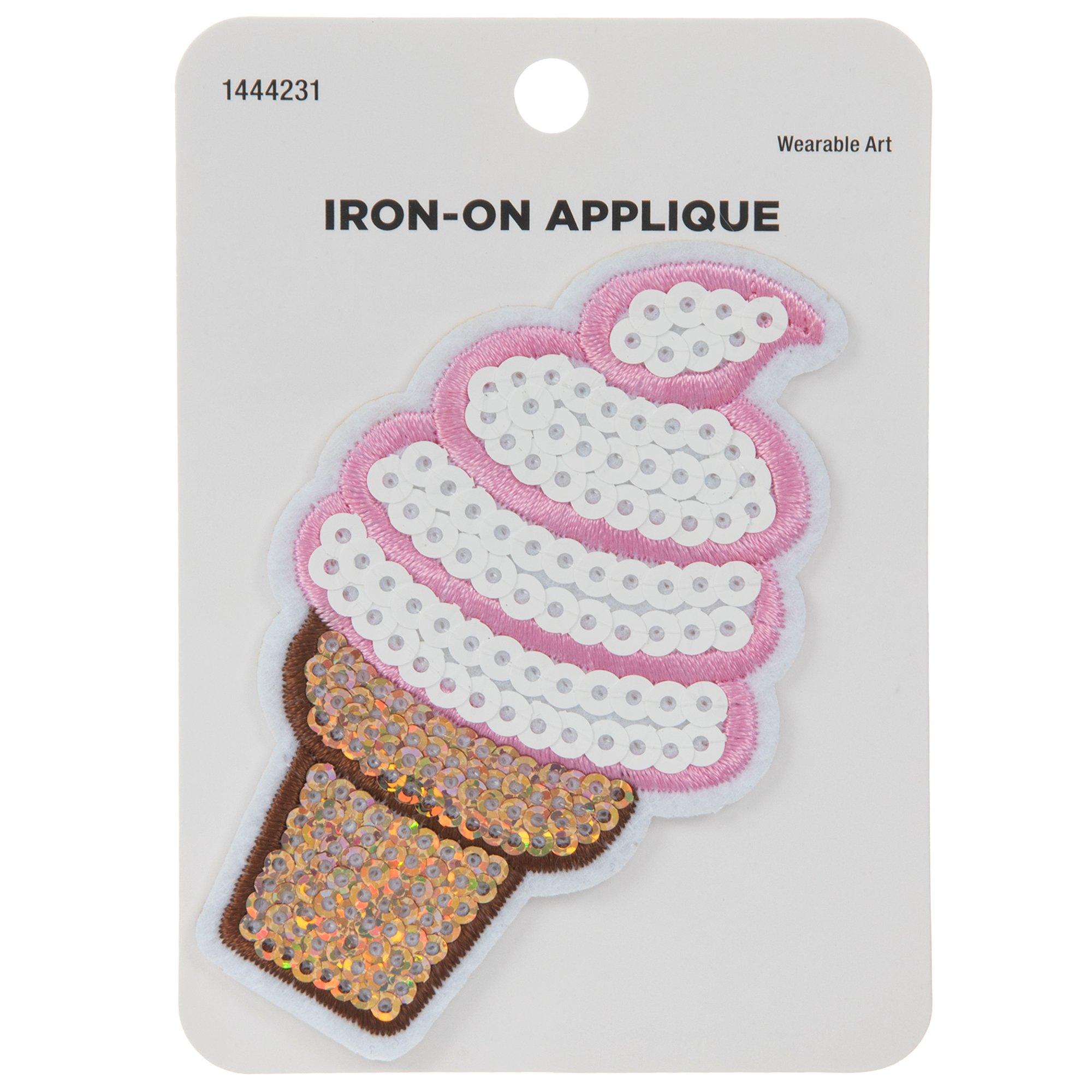 Wholesale Iron on Fabric Patch for Clothing/Bulk Embroidered Sew on  Applique Cute Patch - Coconut ice Cream high Heels Sunglasses (WFB-10) (One  of