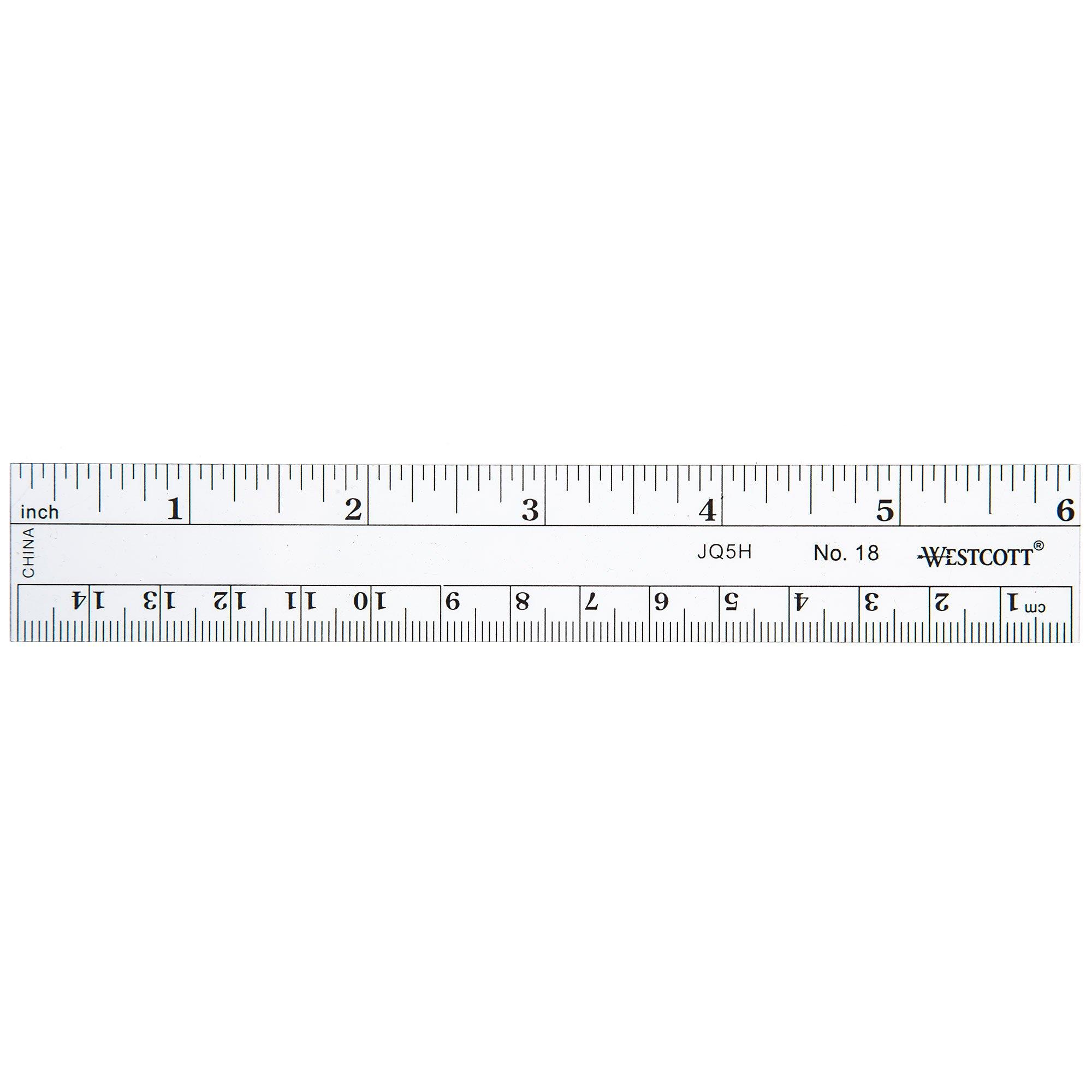 Art Alternatives Flexible Stainless Steel Ruler 6 Inches