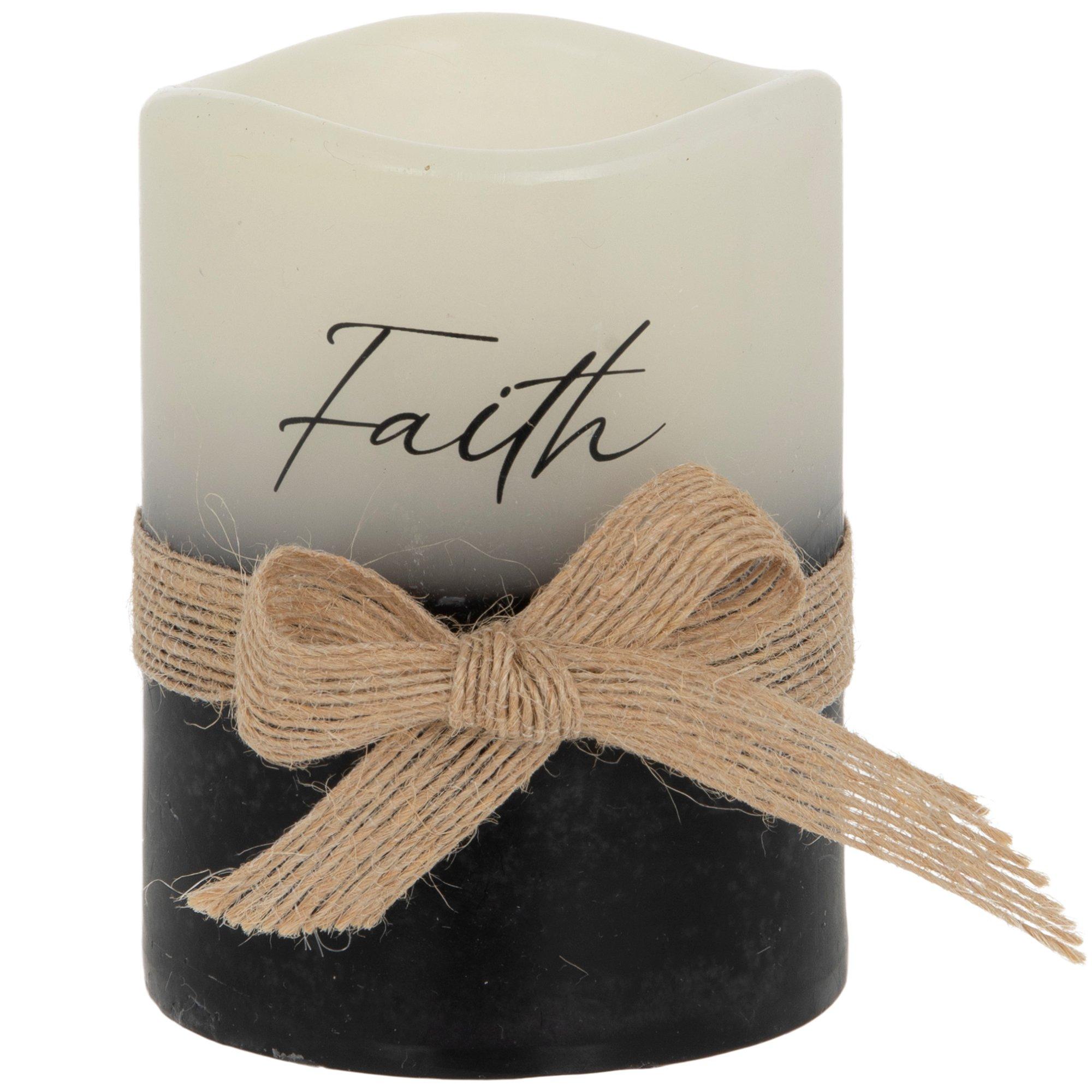 Faith LED Pillar Candle Hobby Lobby 1448984