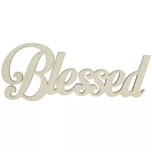 Blessed Wood Cutout